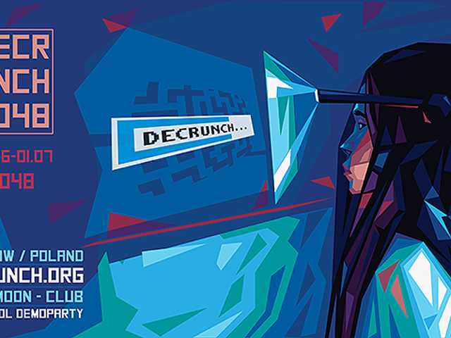 Flyer for Decrunch 2048: 2048 info gfx (new date)