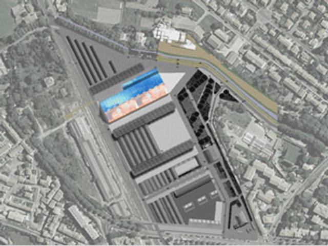                                     &raquo;The Grande Halle, sky view !&laquo;
                                            