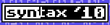 Logo for Syntax 2010