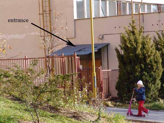 » Party place is a school building.«